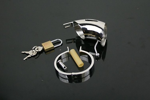 XFBDSM - The Captus Stainless Steel Chastity Device photo