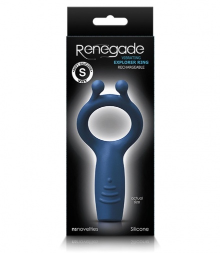 NS Novelties - Renegade Explorer Vibro Ring - Blue photo