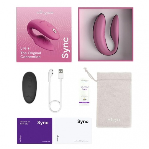 We-Vibe - Sync 2 情侶共用震動器 - 粉紅色 照片