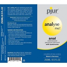 Pjur - Analyse me! 水性後庭潤滑劑 - 250毫升 照片