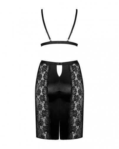 Obsessive - Blanita 内衣 2件套装 - 黑色 - 大码/加大码 照片