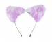 MT - Screwed Tail Plug with Cat Ears - White & Purple photo-2