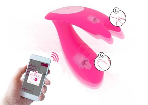 Magic Motion - Eidolon Wireless App Controlled Vibrator - Pink photo