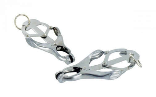 Master Series - Japanese Nipple Clamps - Silver photo