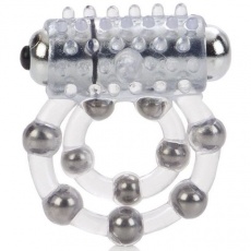 CEN - Ring 10 Stroke Beads Vibrating - Clear photo