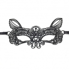 SB - 蕾絲貓眼罩 - 黑色 照片