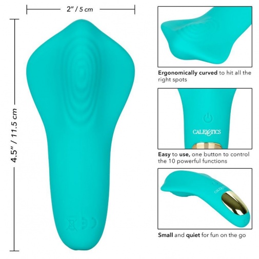 CEN - Slay PleaseMe 内裤振动器 - 蓝绿色 照片
