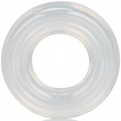 CEN - 优质矽胶阴茎环 大码 - 透明 照片