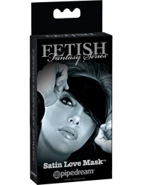 Fetish Fantasy - Love 缎面眼罩 - 黑色 照片