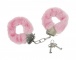 Frisky - Fur Lined Handcuffs - Pink photo