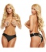 Latex Wear - Premium Latex Brazilian Bikini - Black - SM photo-2