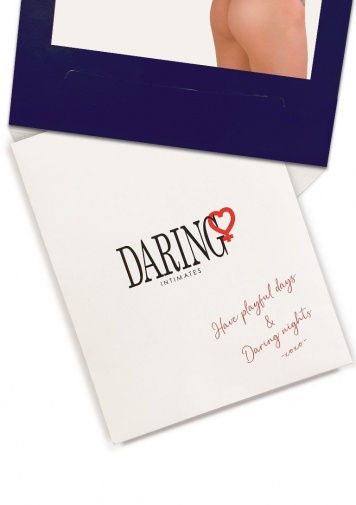 Daring - Delphine Crotchless String - Black - L/XL photo