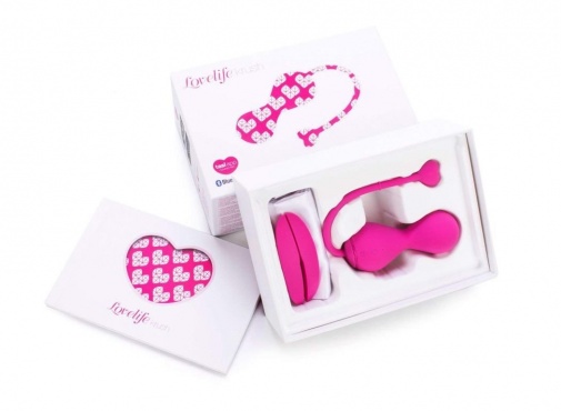Lovelife by OhMiBod - Krush App Connected Bluetooth Kegel Balls - Pink photo