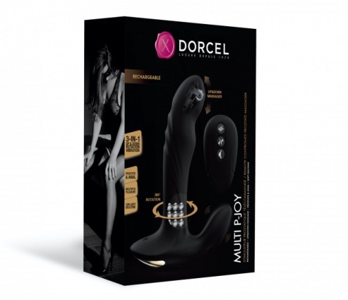 Dorcel - Multi P-Joy 後庭震動器 - 黑色 照片
