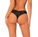 Obsessive - Donna Dream Crotchless Thong - Black - XS/S photo-2