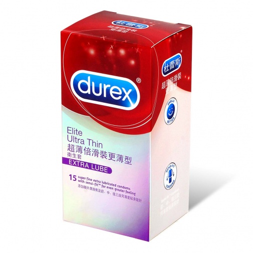 Durex - 超薄倍滑装更薄型 15个装 照片