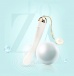 Zalo - 桃子振动器 - 香草白色 照片-2