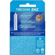 Trojan - ENZ 水性潤滑劑乳膠安全套 3片裝 照片