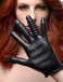 Master Series - Pleasure Poker Textured Stimulation Glove - Black photo-6