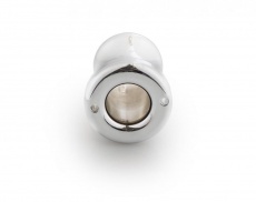MT - Hollow Anal Plug S-size - Silver photo