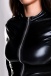 Glossy - Alessia Wetlook Bodysuit - Black - M photo-5