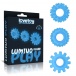Lovetoy - Lumino Play Ring Set 3 pcs - Blue photo-16