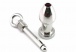 XFBDSM - Anal Plug with Handle - Stainless Steel photo