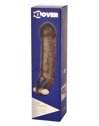 XLover - Penis Extender Vibro Sleeve - Black photo