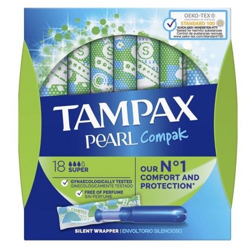 Tampax - Pearl Compak 超吸卫生棉条 18 个装  照片