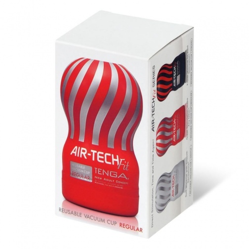 Tenga - Air-Tech Fit 重複使用型真空杯 標准型 - 紅色 照片