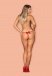 Obsessive - Giftella Thong - Red - L/XL photo-4