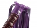 Toynary - SM22 Leather Flogger Whip - Purple photo-4
