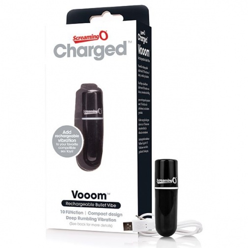The Screaming O - Charged Vooom Bullet Vibe - Black photo