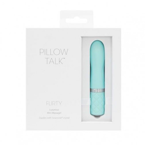 Pillow Talk - Flirty 震動器 - 藍綠色 照片