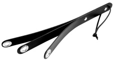 XX-Dreamstoys - Leather 3 Fold Paddle - Black photo