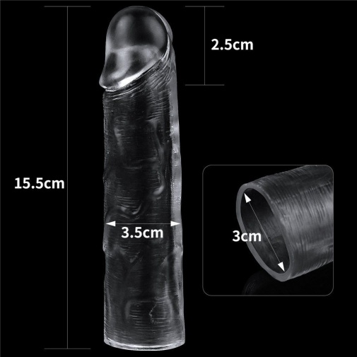 Lovetoy - Flawless Penis Sleeve Add 1'' - Clear photo