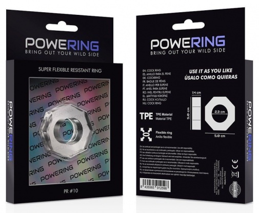 Powering - 超柔韌性 PR10 陰莖環 - 透明 照片