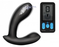 Zeus Electrosex - E-Stim Pro 遥控电击前列腺震动器 - 黑色 照片