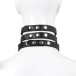 Kiotos - Tripple O-Ring Strap Collar - Black photo-2