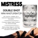 	 Mistress - Double Shot 贯通型阴部连肛门飞机杯 - 透明色 照片-5