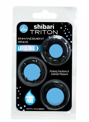 Shibari - Triton 阴茎环 - 黑色 照片