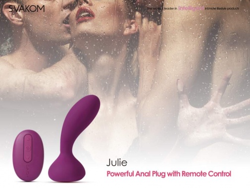 SVAKOM - Julie 无线震动器 - 紫色 照片