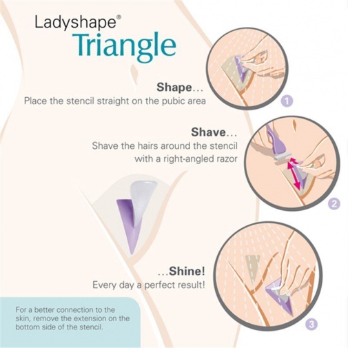 Ladyshape - 三角形剃須模具 照片