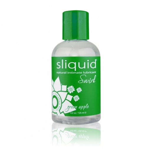 Sliquid - Naturals Swirl 青蘋果味可食用潤滑劑 - 125ml 照片