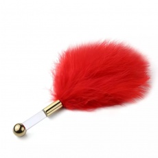 MT - Feather Tickler - Red/Gold photo