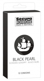 Secura - Black Pearl Condoms 12's Pack photo