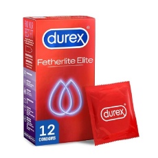 Durex - Fetherlite Elite Extra Lube 12's pack photo