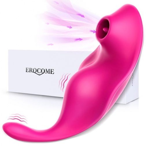 Erocome - Equuleus 阴蒂吸吮及震动器 - 桃红色 照片