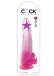 King Cock - 10" Clear Cock w Balls - Pink photo-2