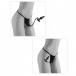 Hook Up - Crothless Panties w Plug - Black photo-5